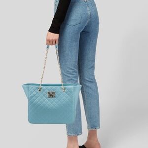 NWT! BADGLEY MISCHKA LEATHER BUCKET BAG